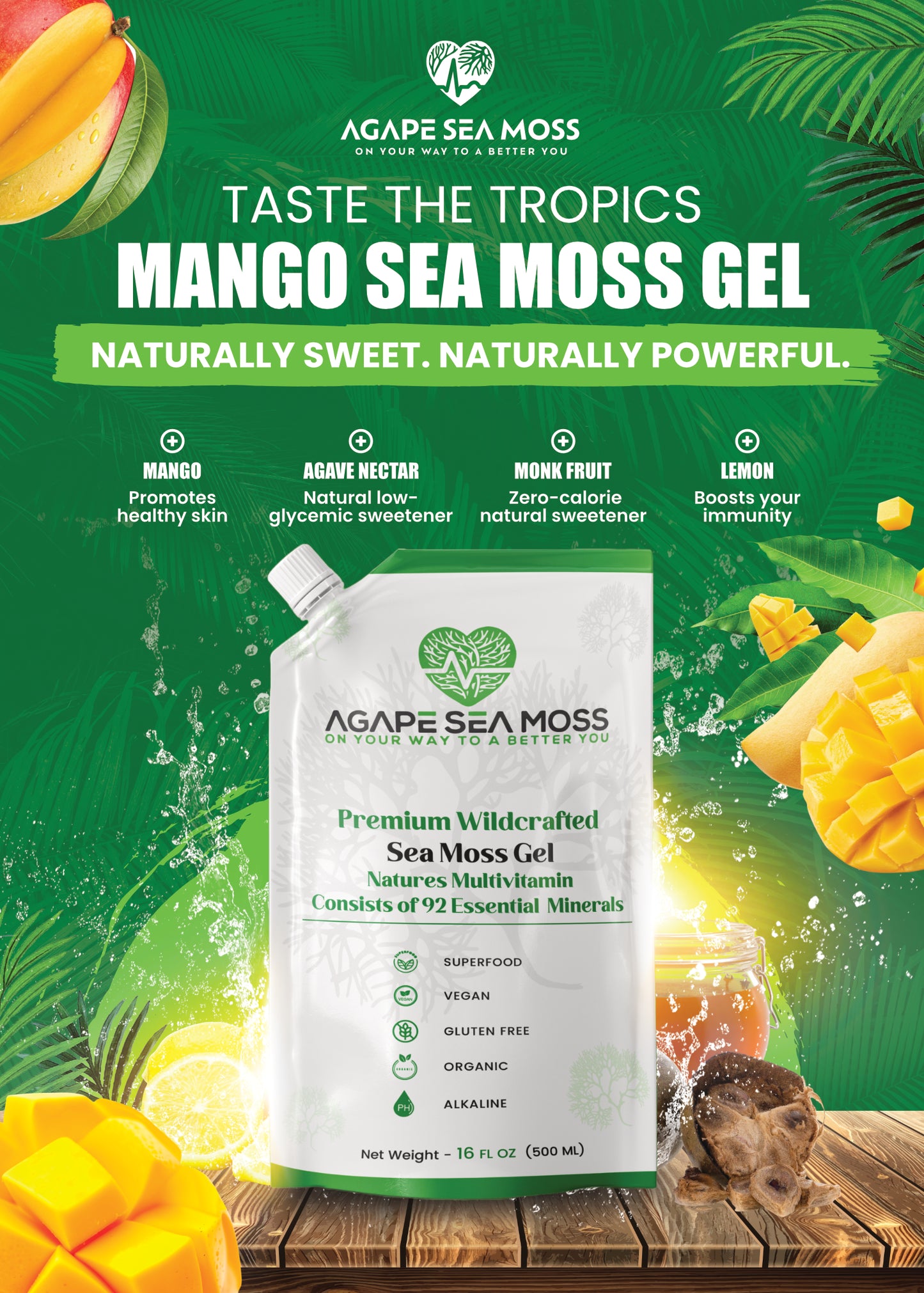 Mango Sea Moss Gel