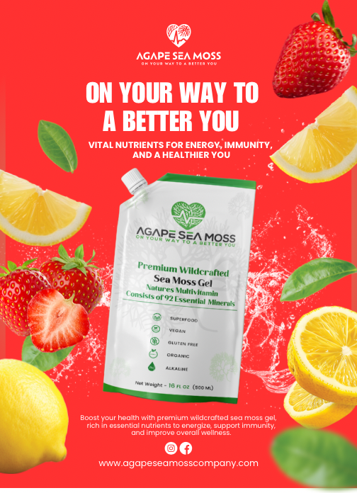 STRAWBERRY SEA MOSS GEL