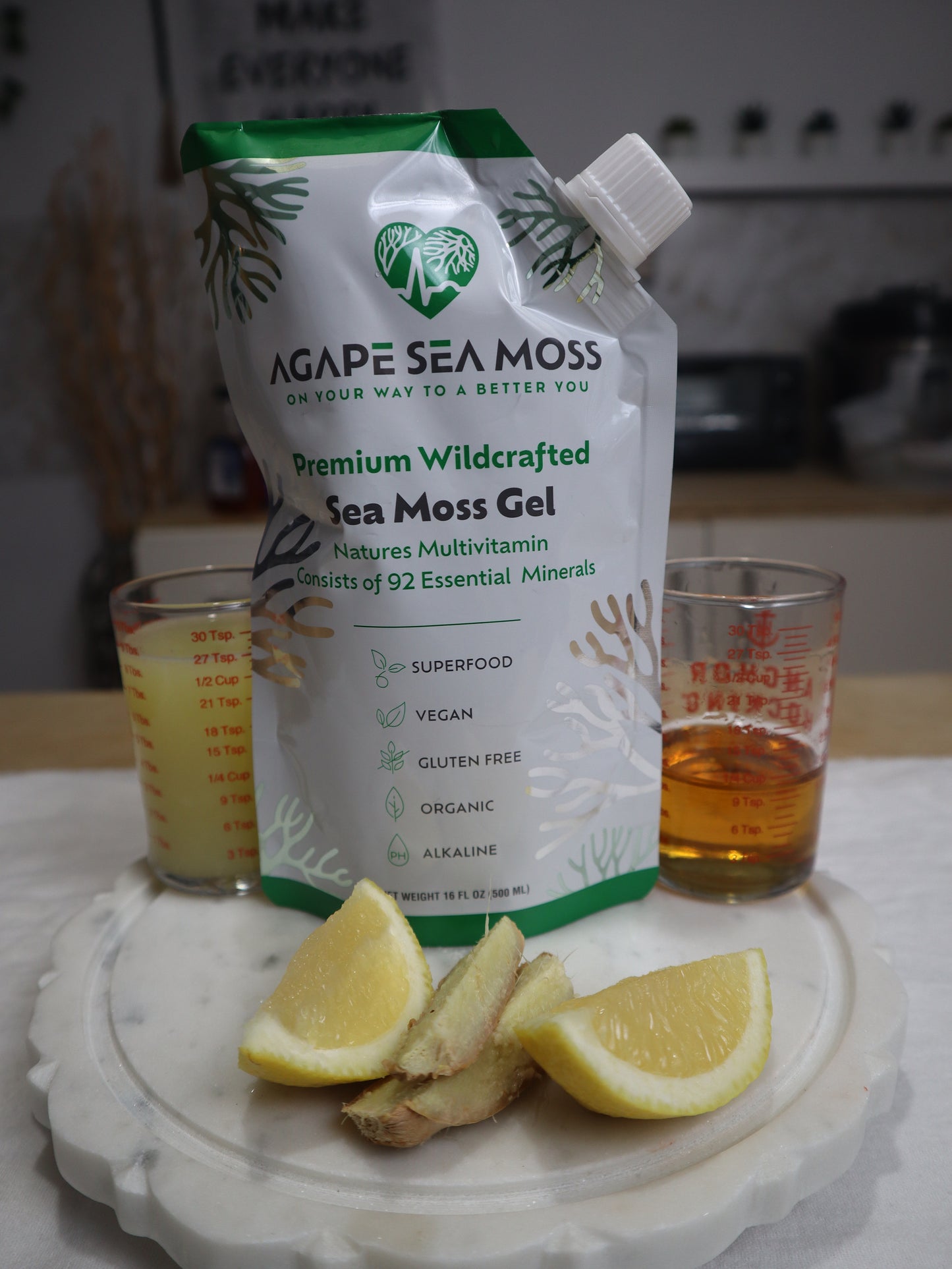 Ginger Lemon Sea Moss Gel